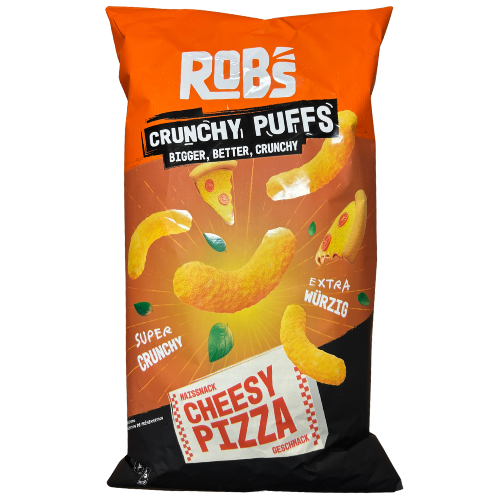 ROB's Crunchy Puffs Cheesy Pizza 130g