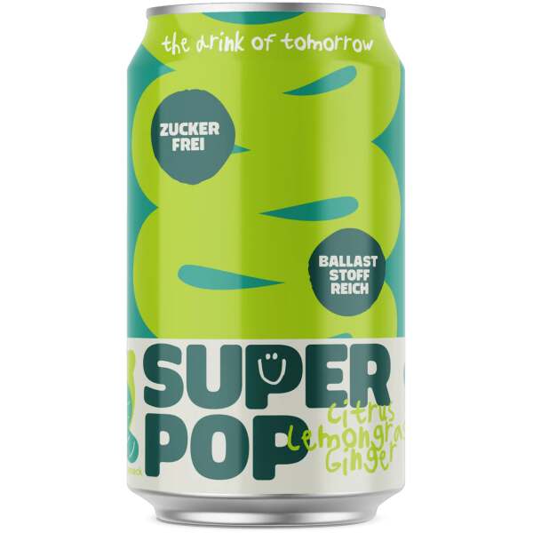 Super Pop Citrus-Lemongrass-Ginger Dose 330ml