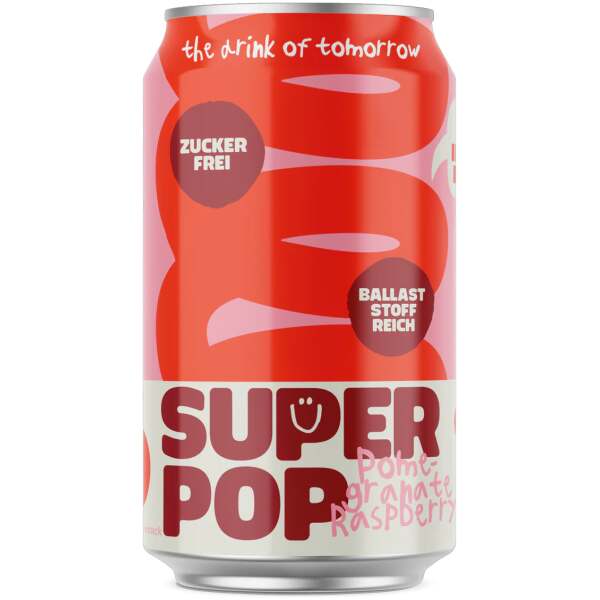 Super Pop Pomegranate-Raspberry Dose 330ml