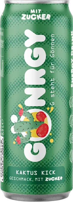 Gönrgy Kaktus Kick Dose Mit Zucker 500ml