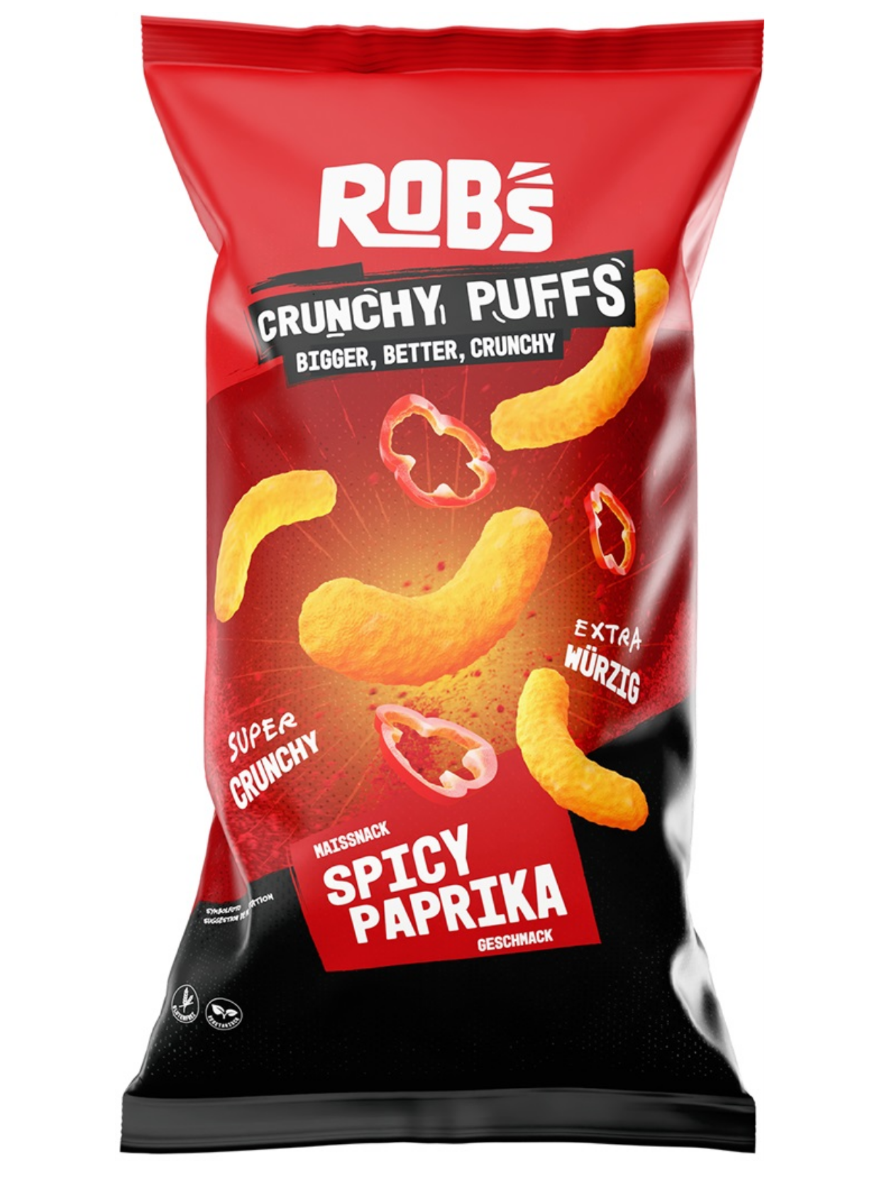 ROB's Crunchy Puffs Spicy Paprika 130g