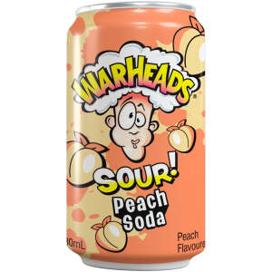 Warheads Peach Sour Soda 330ml