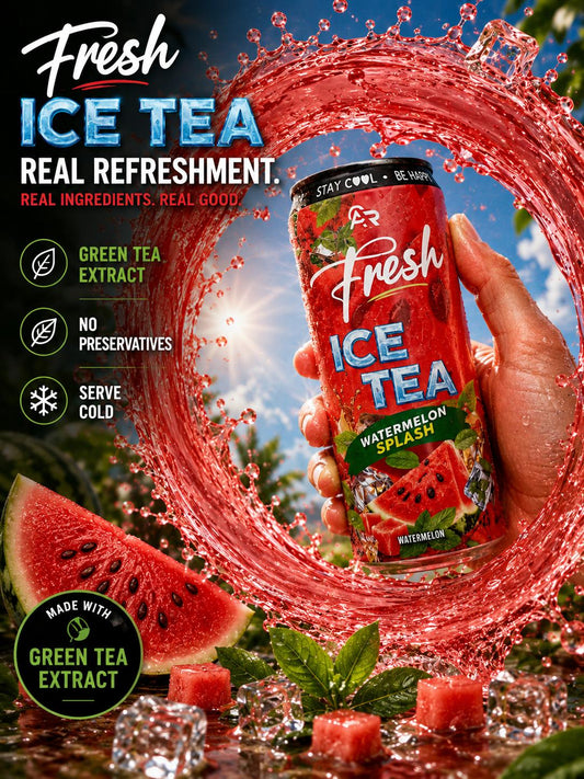Fresh Ice Tea Watermelon Splash 330ml