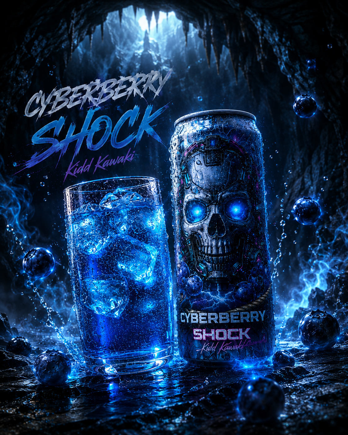 Kidd Kawaki Cyberberry Shock 330ml