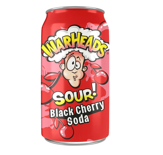 Warheads Black Cherry Sour Soda 330ml